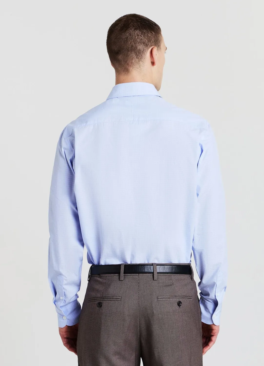 Calliope chemise micro-motifs homme coton