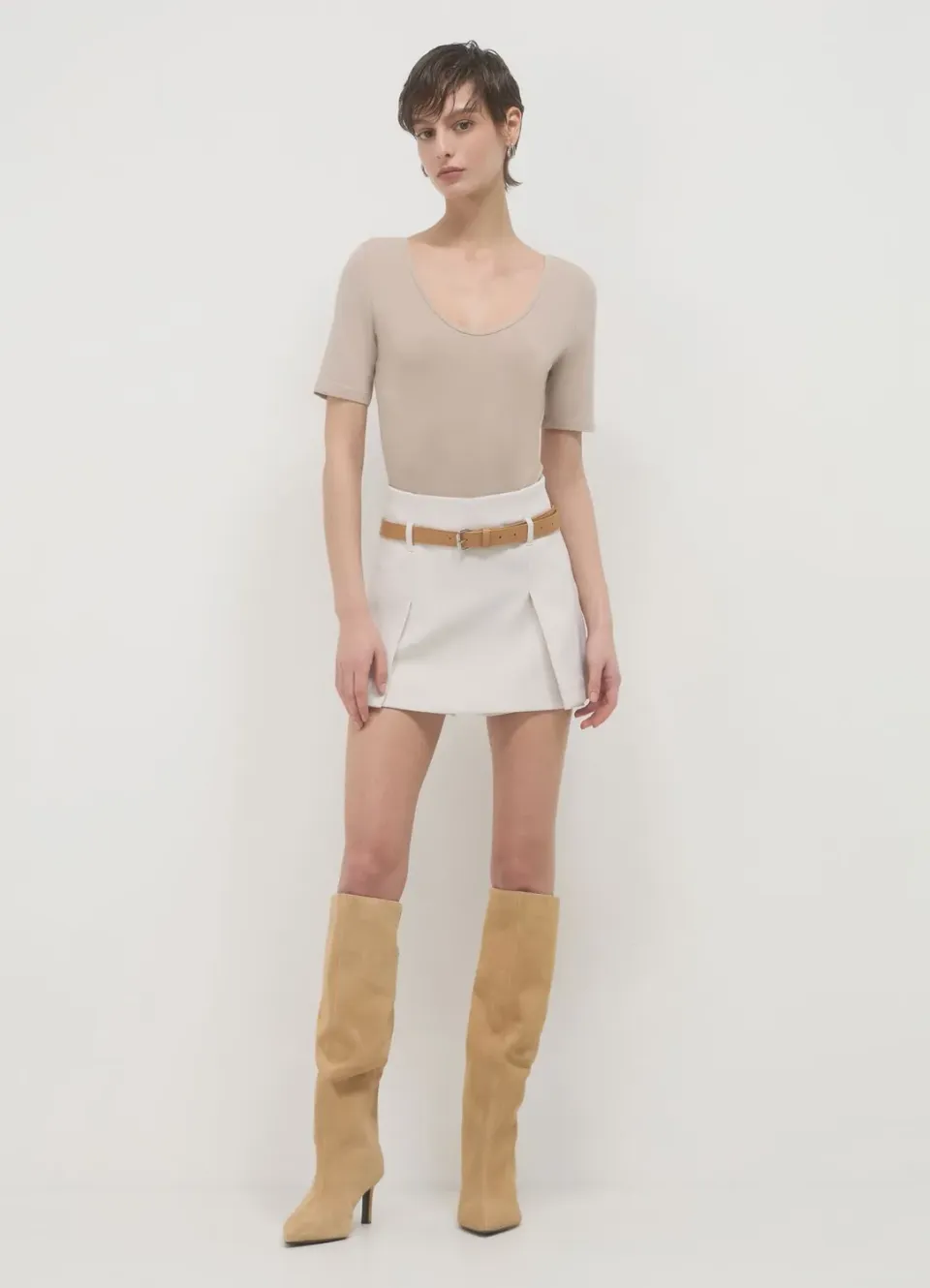 Calliope Body manches courtes femme coton uni