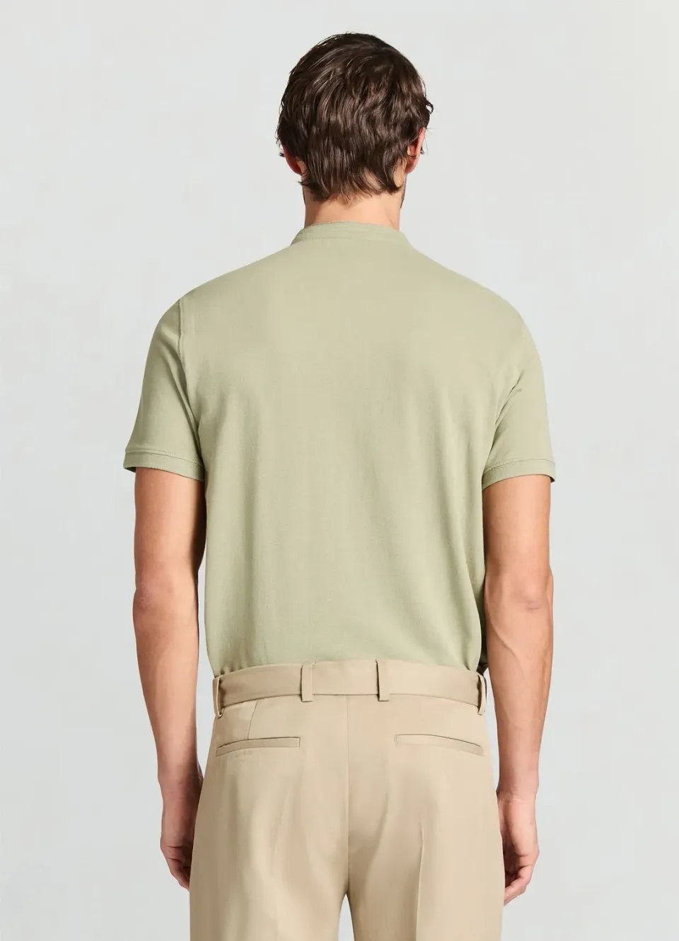 Calliope polo col coréen homme 3 boutons uni