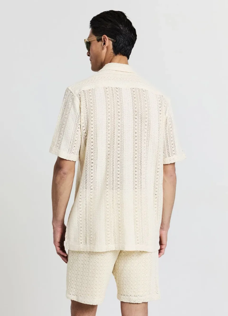 Calliope chemise bowling homme croquet manches courtes