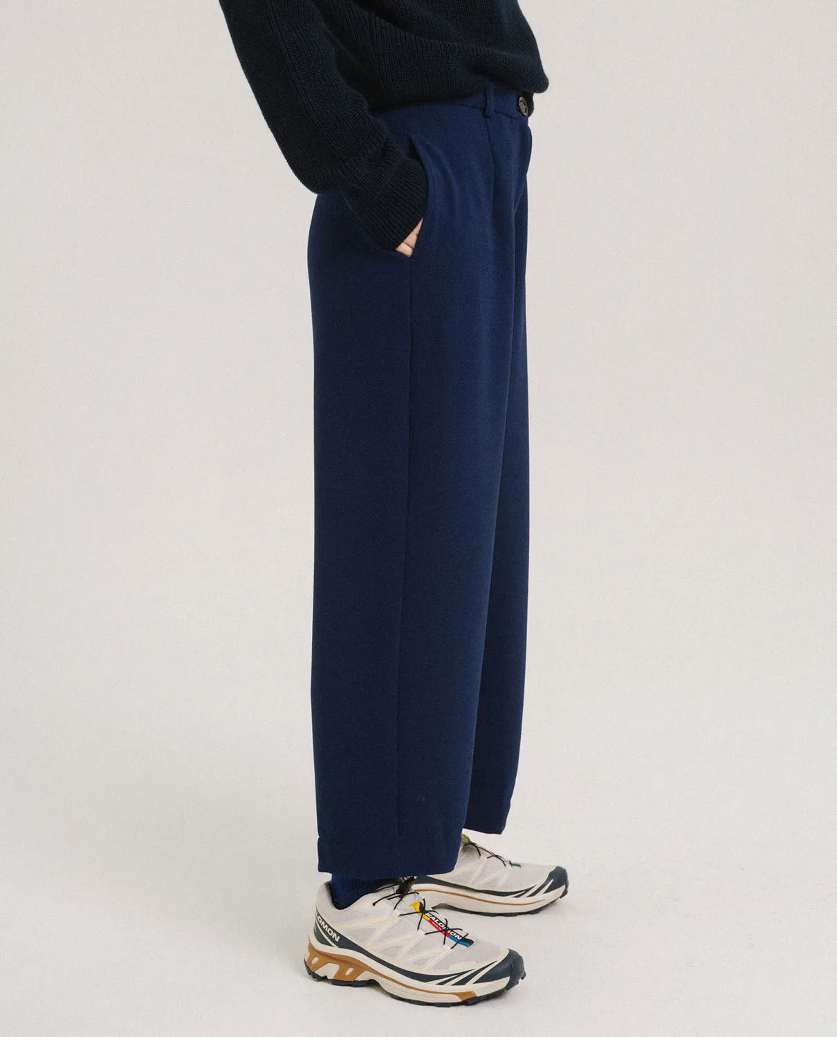 Tinsels Brando Encre pantalon 7/8 crêpe fluide