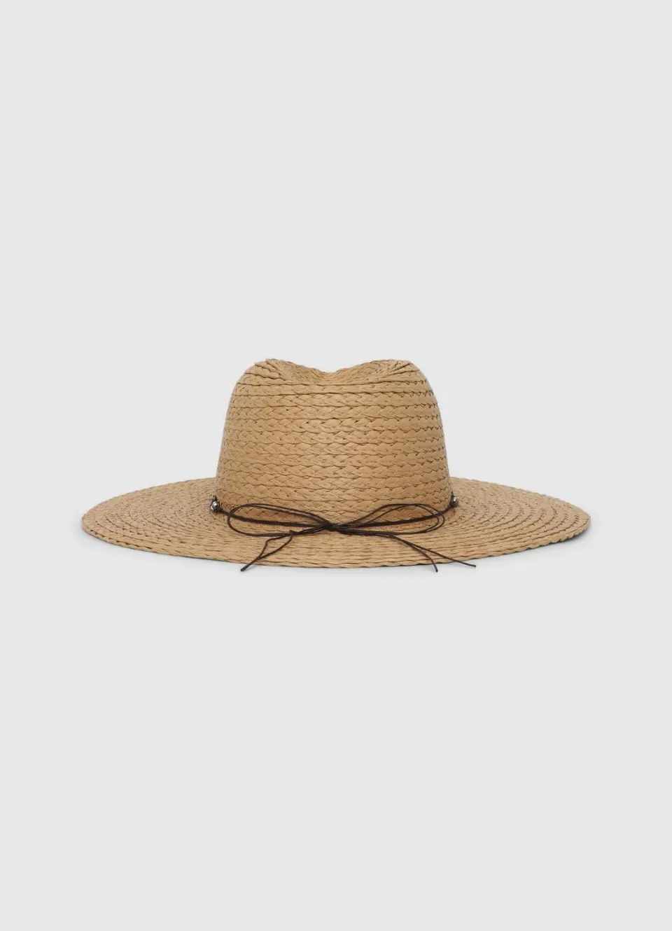 Calliope chapeau large bord femme paille tressée