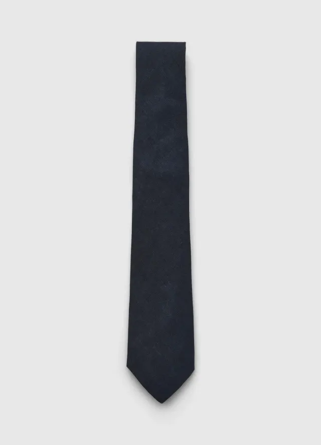 Calliope cravate lin homme unie taille unique