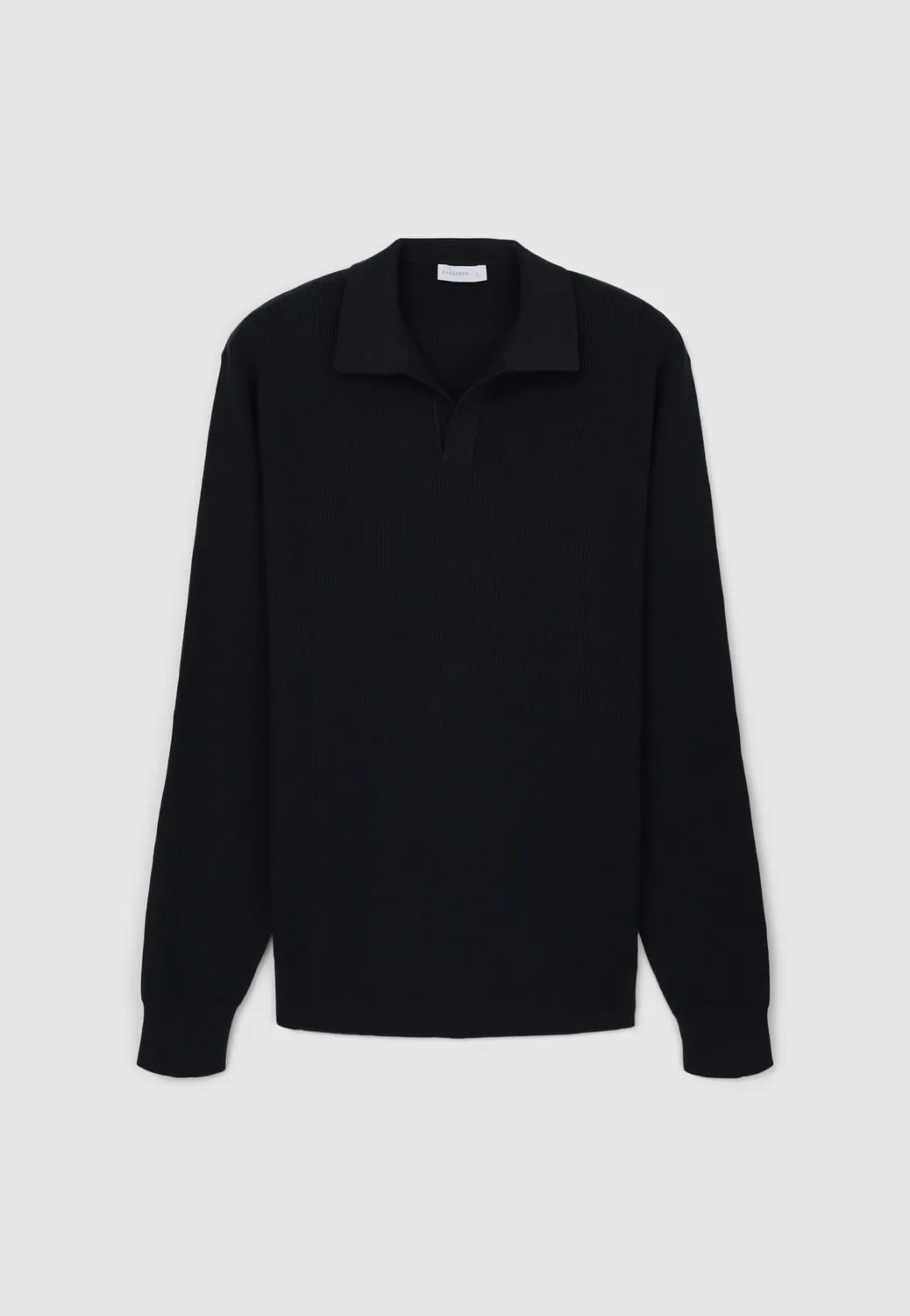 Calliope polo col chemise homme coton uni regular