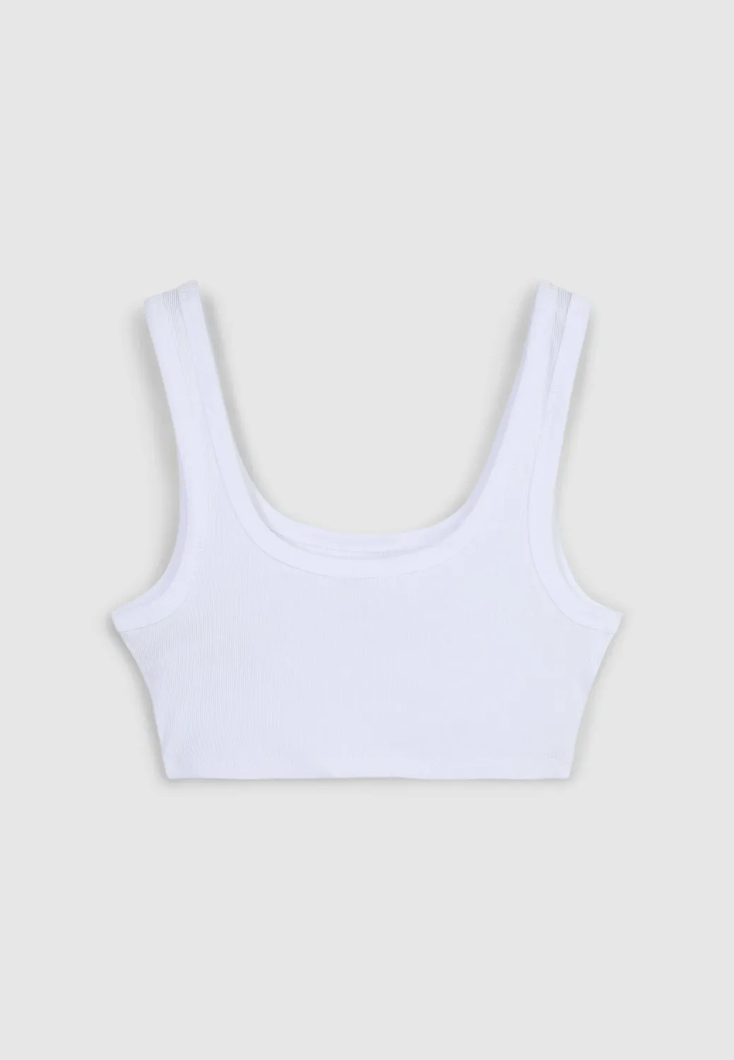Calliope top brassière femme côtelé coton