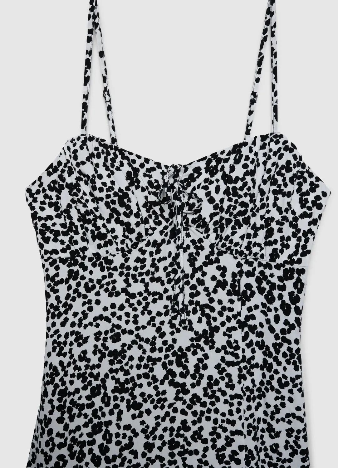 Calliope robe longue animalier fente col cœur femme