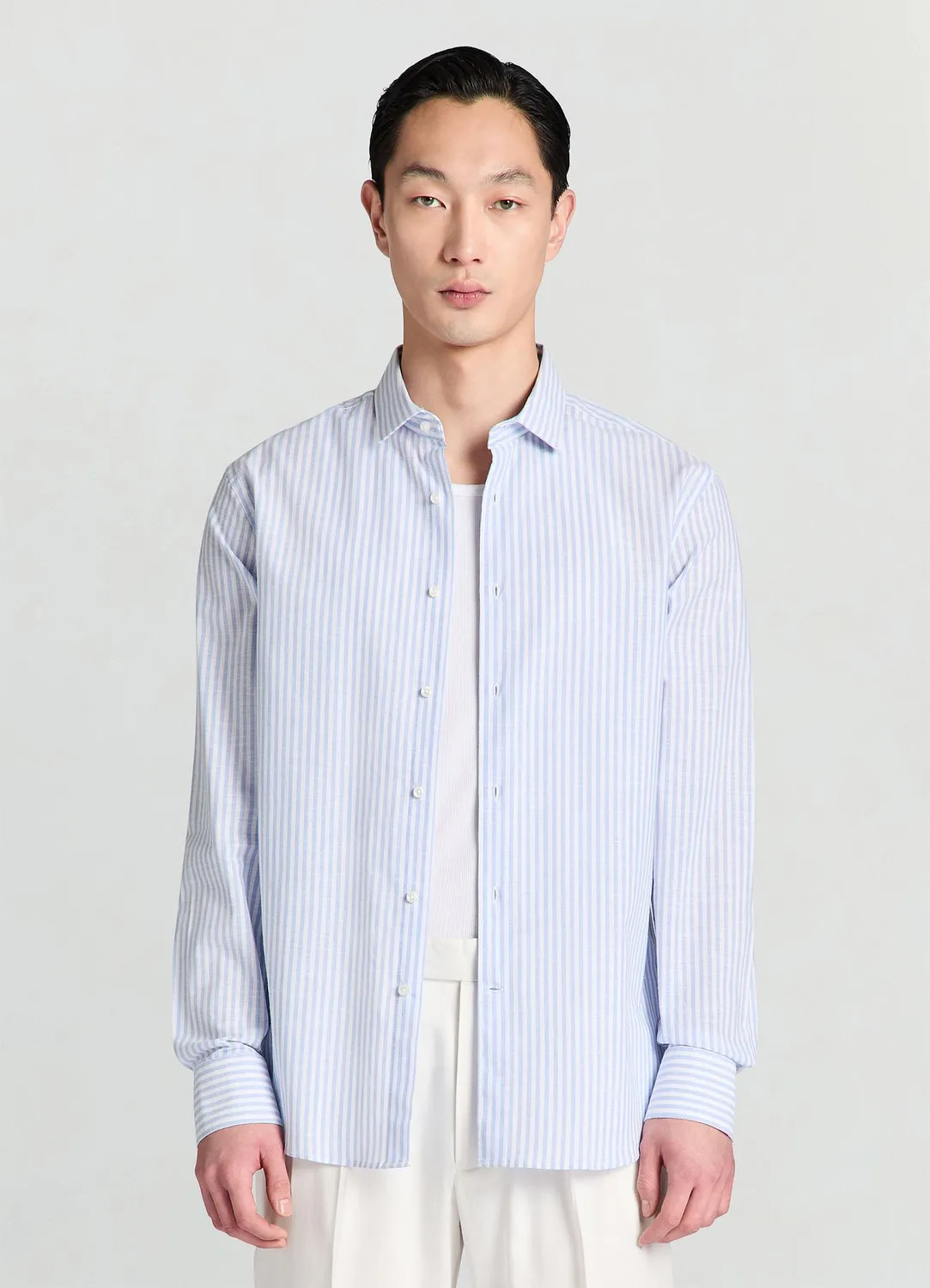 Calliope chemise rayée classique homme regular