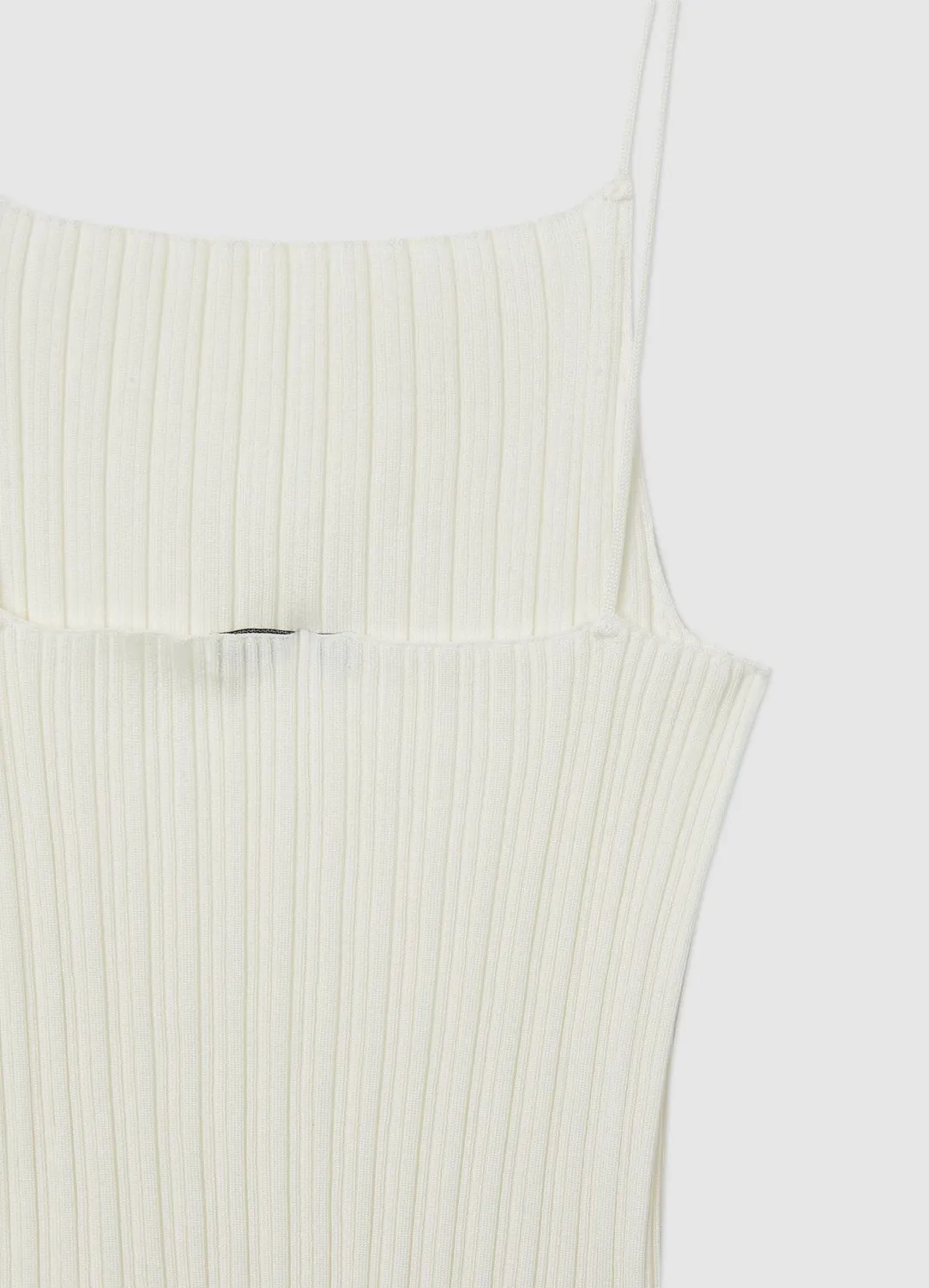 Calliope top maille bretelles fines femme uni