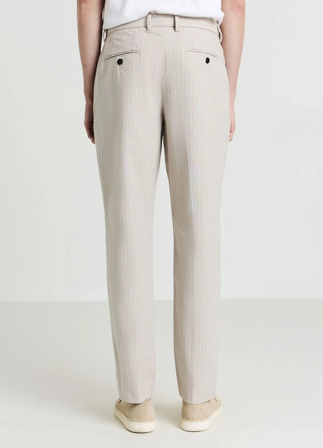 Calliope pantalon rayé homme coton