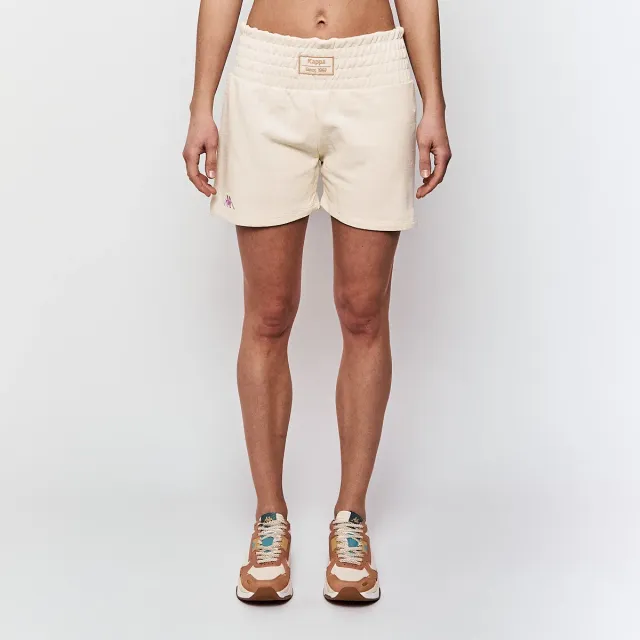 Robe di Kappa Authentic Samael Organic short blanc femme coton bio