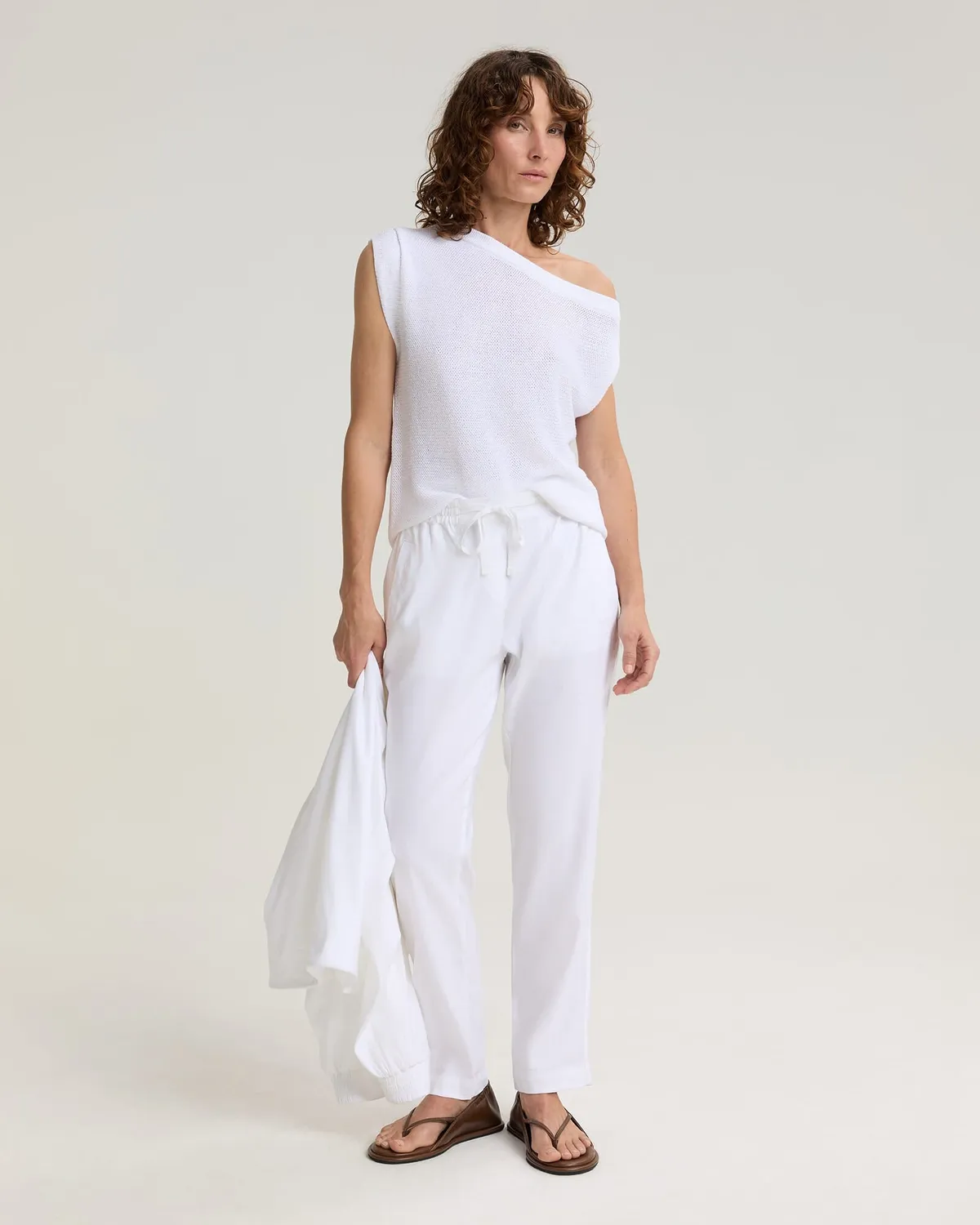 Sportscraft Rosa Linen pantalon taille 8 lin stretch