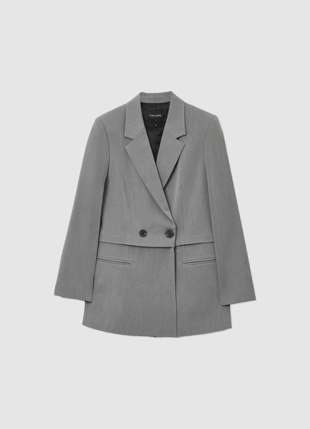 Calliope veste femme double boutonnage chinée