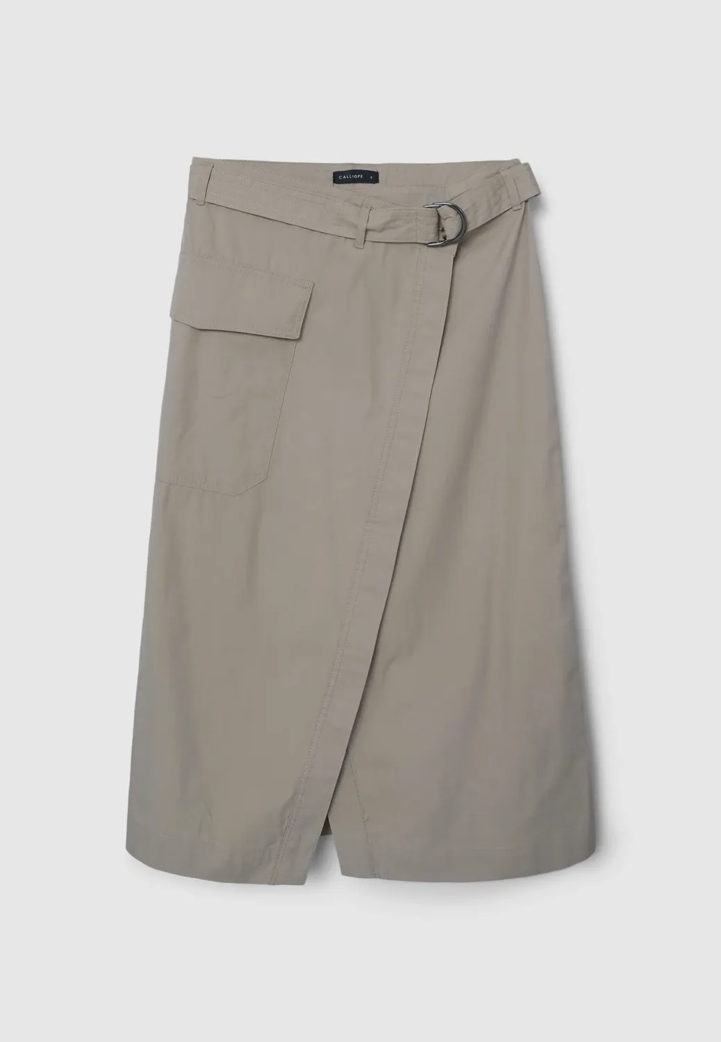 Calliope jupe panneau femme coton ceinture à nouer