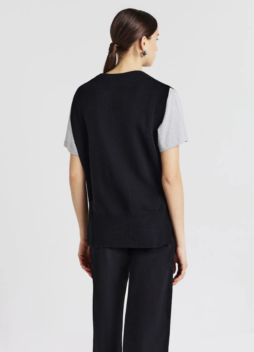 Calliope Gilet in maglia gilet femme maille boutons