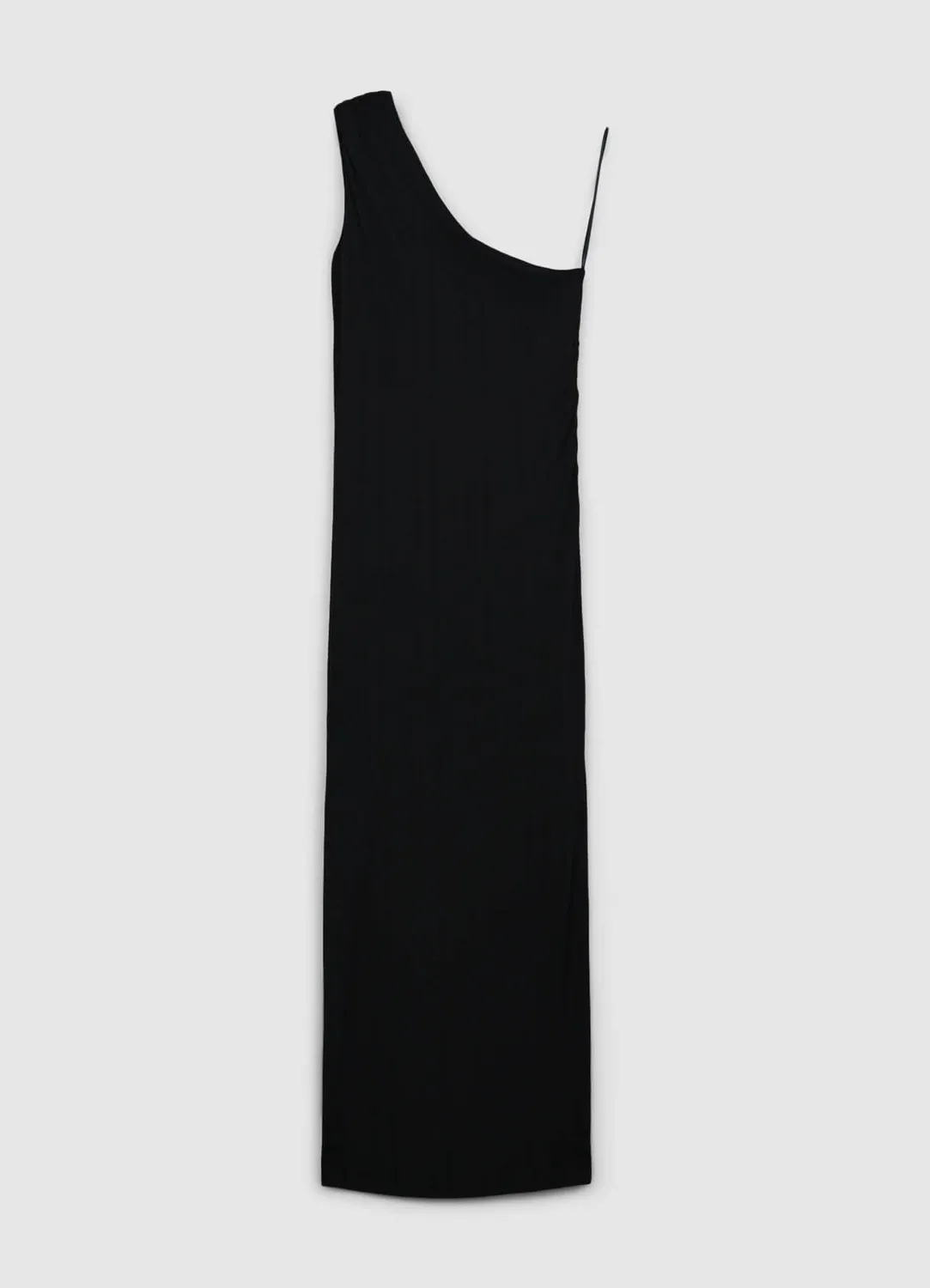 Calliope Robe longue mono-épaule froncée femme soirée