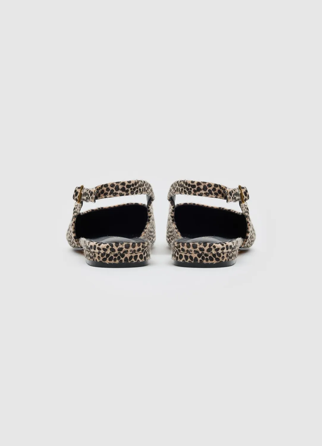 Calliope slingback animalier femme 38 talon plat