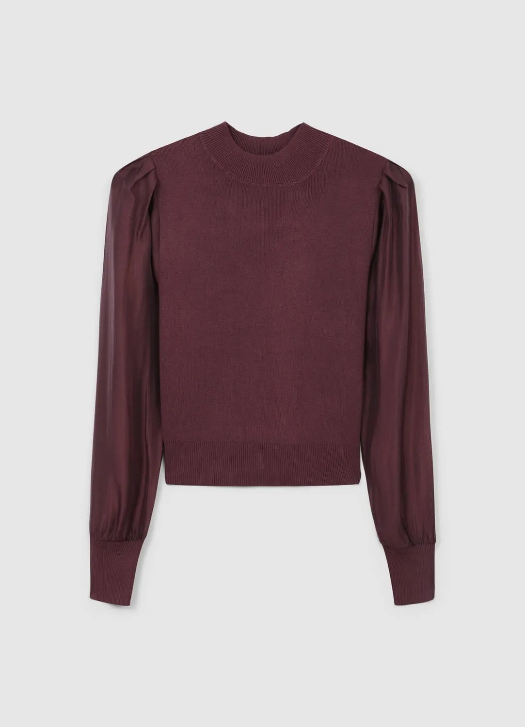 Calliope T-shirt manches organza femme col rond