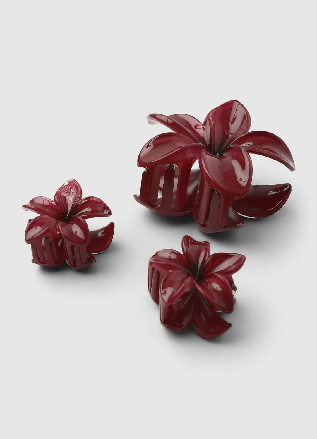 Calliope Lot 3 Pinces Cheveux Fleur Femme