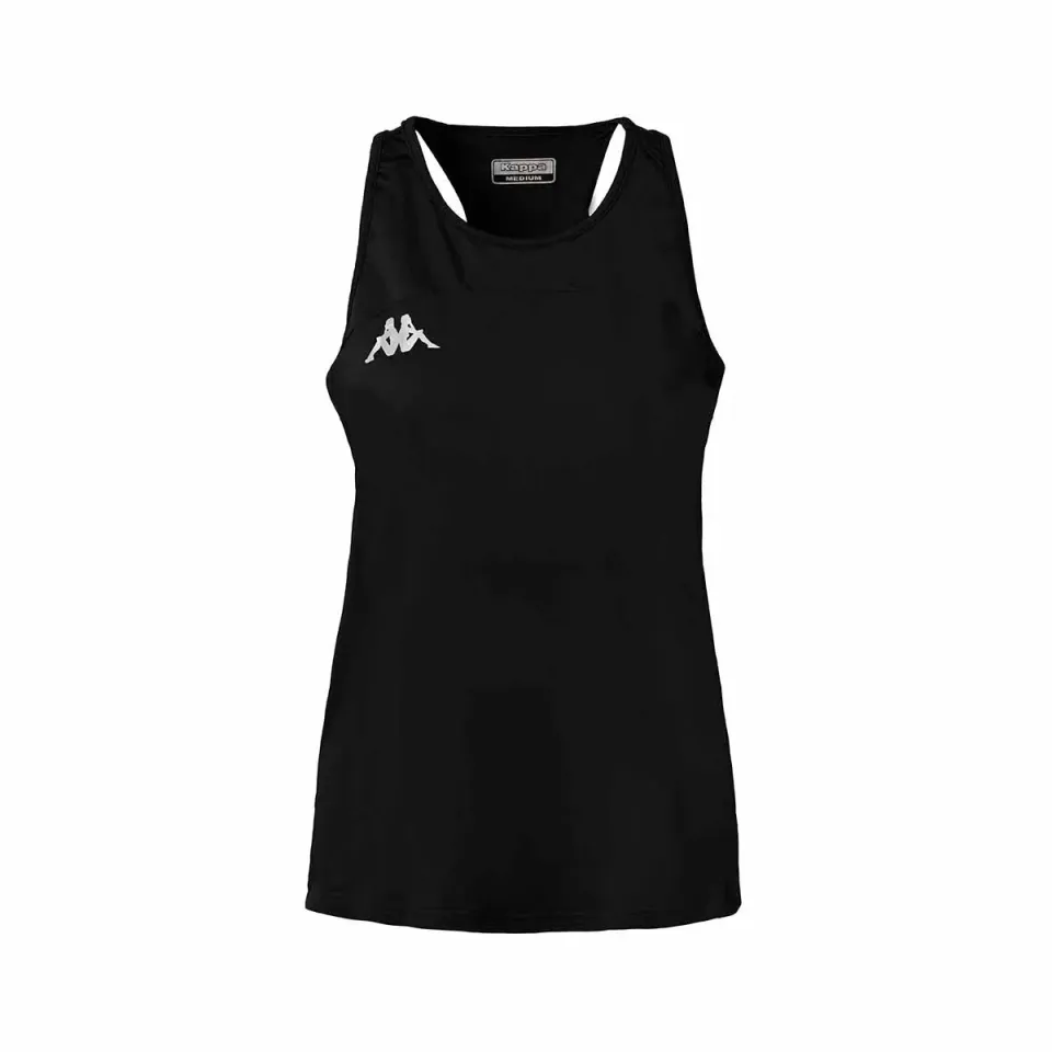 Robe di Kappa Kombat Egira débardeur noir femme stretch