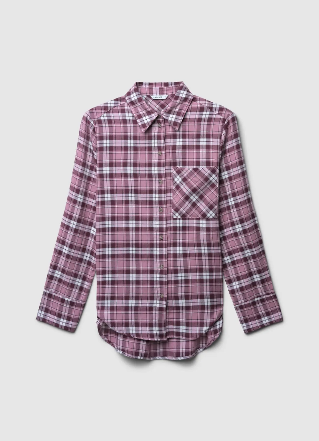 Calliope chemise flanelle carreaux femme coton