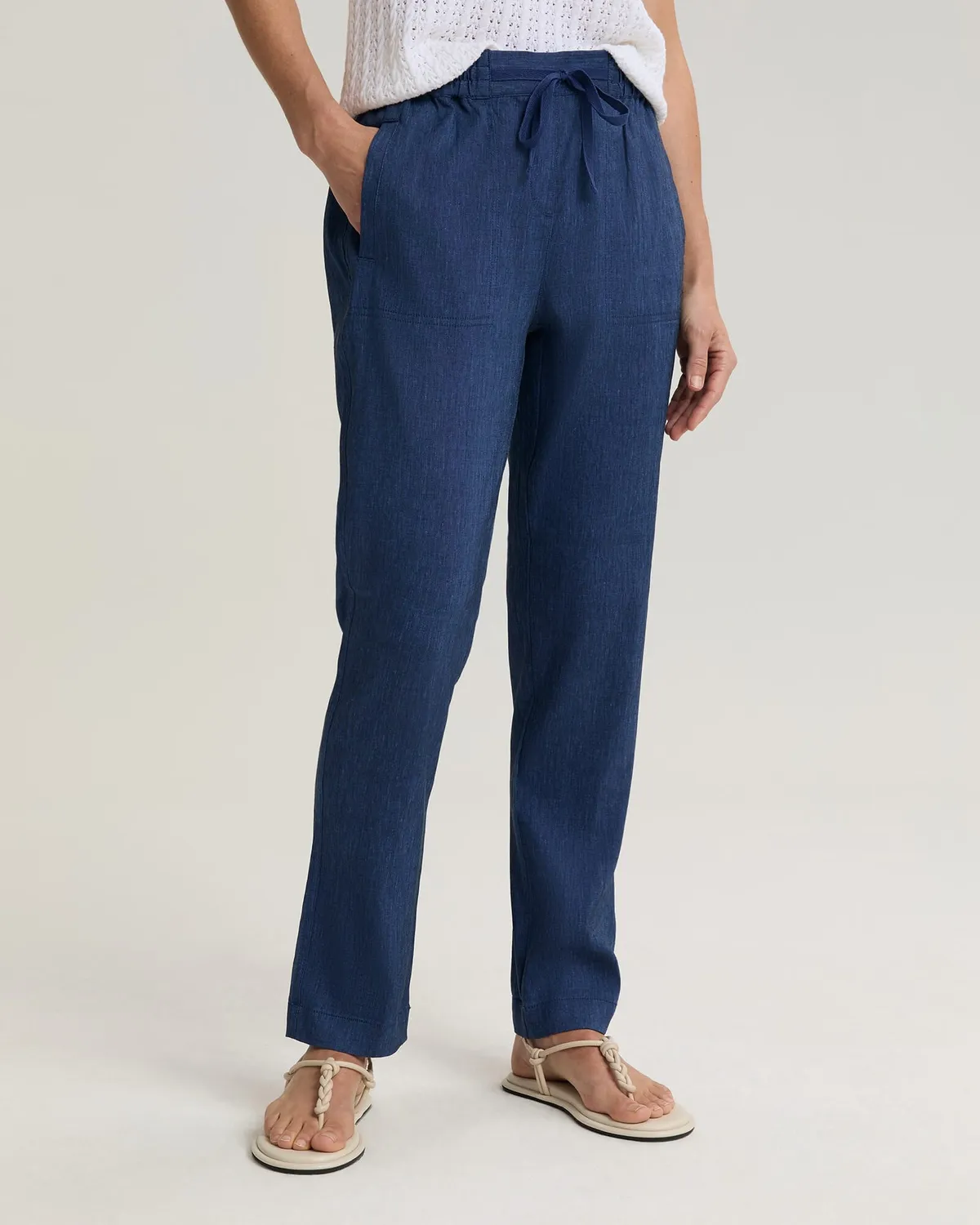 SPORTSCRAFT Rosa pantalon lin stretch femme relax