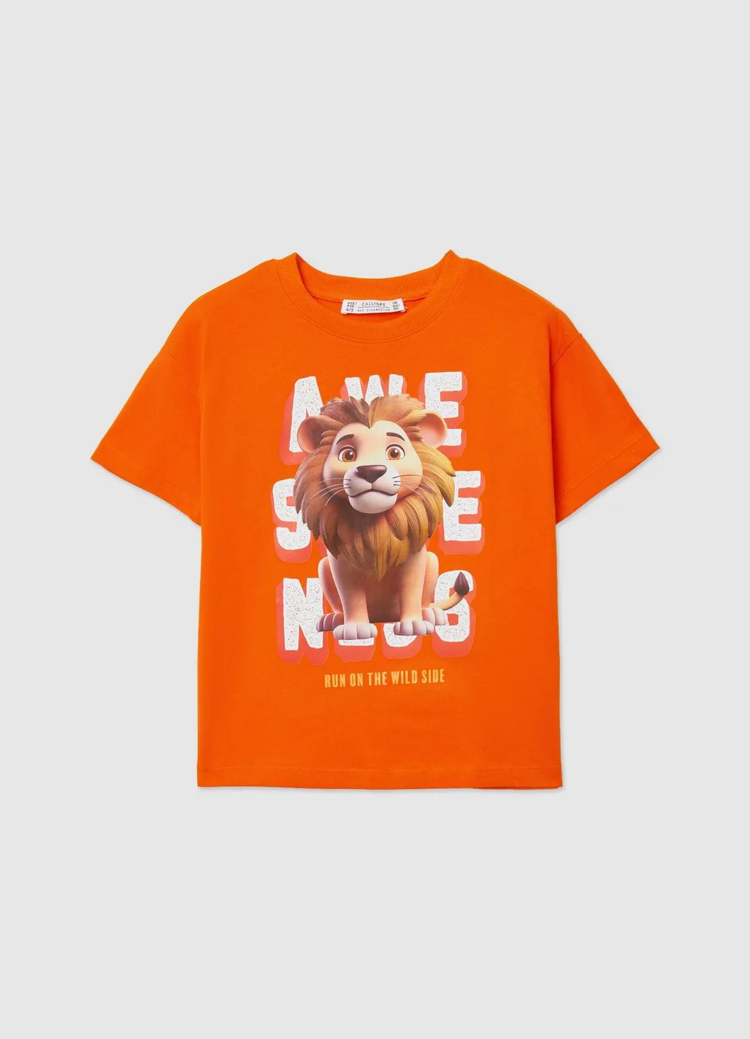 Calliope t-shirt imprimé garçon manches courtes