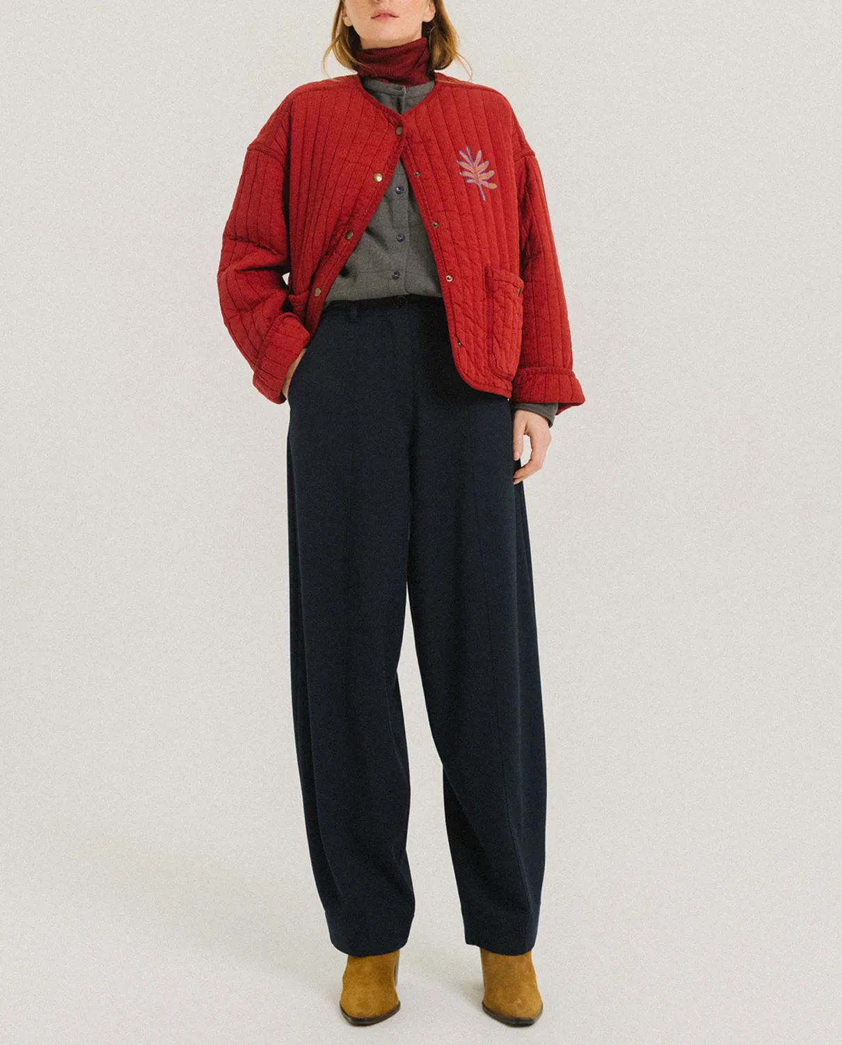 Tinsels Fame Cherry veste matelassée coton imprimée