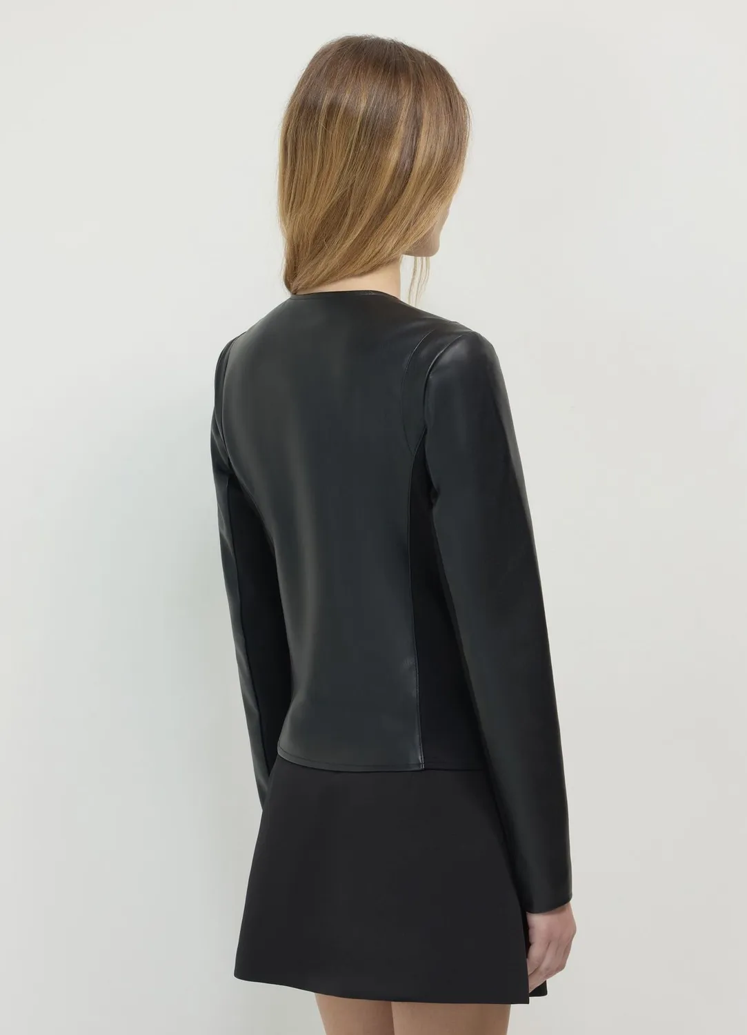 Calliope Biker veste femme simil cuir zippée