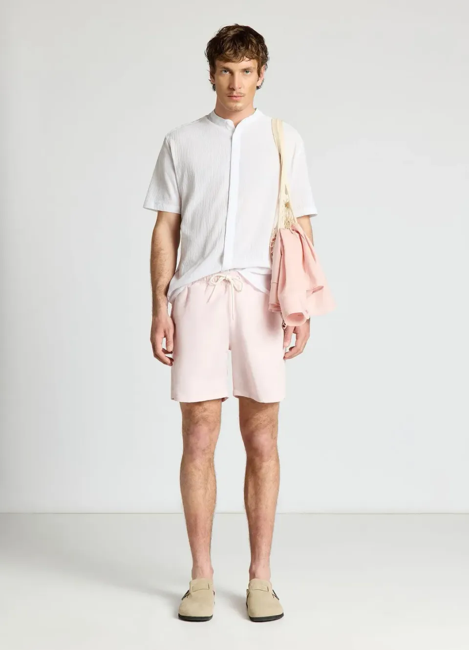 Calliope bermuda homme plage uni cordon