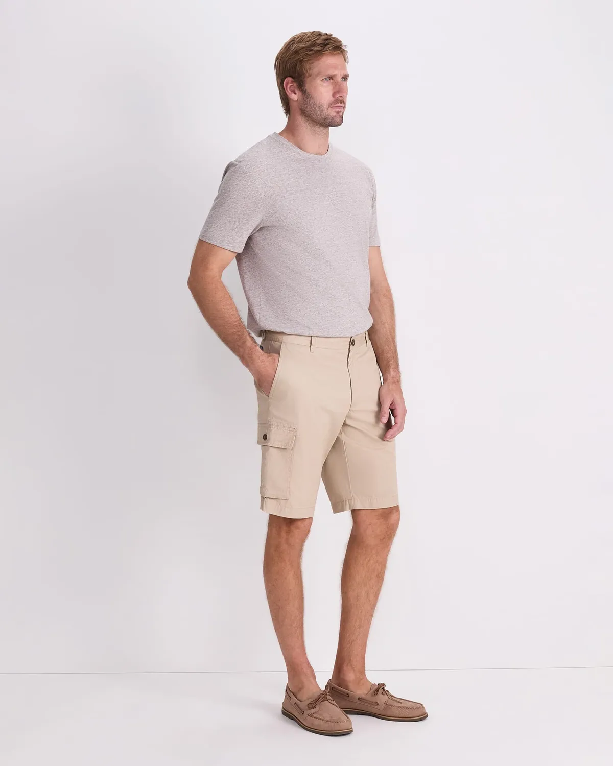 Sportscraft Cargo Short bermuda coton homme délavé