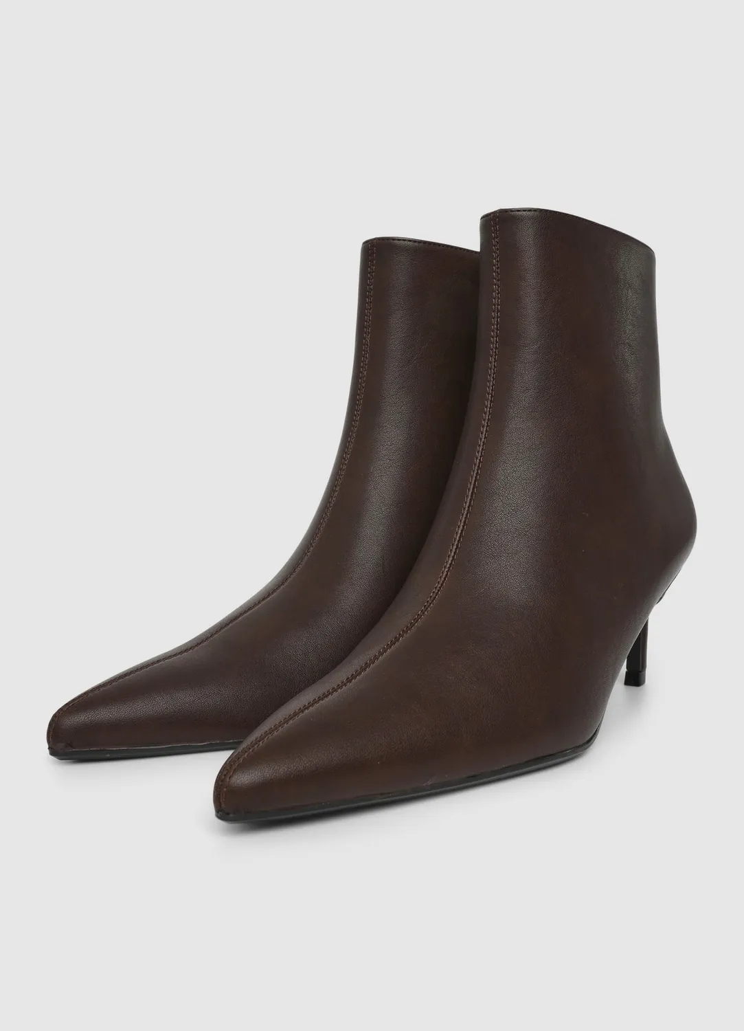 Calliope bottines talon unies femme bout pointu 6 cm