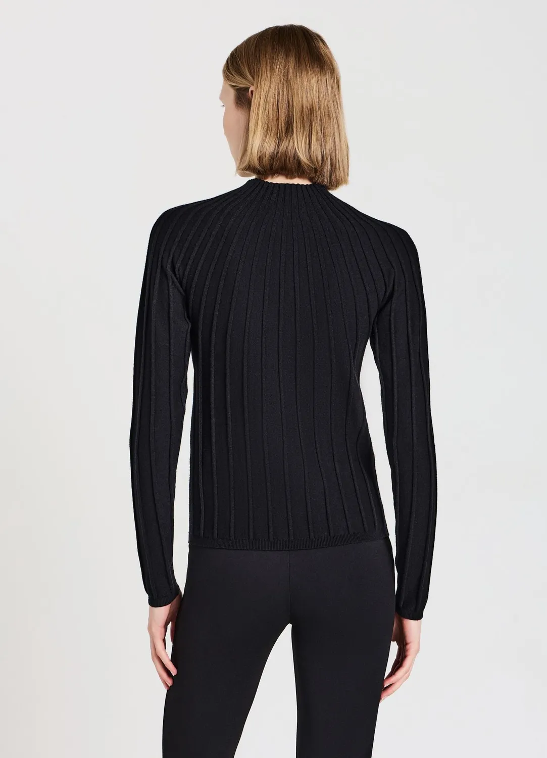 Calliope Maglia pull côtelé col rond femme