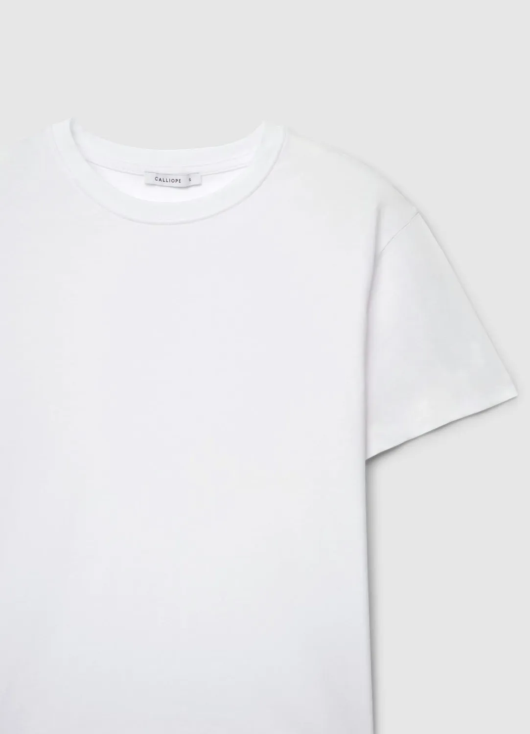 Calliope T-shirt col rond femme uni coton