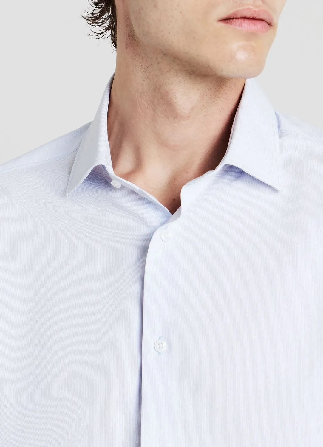 Calliope micro rayures chemise homme regular