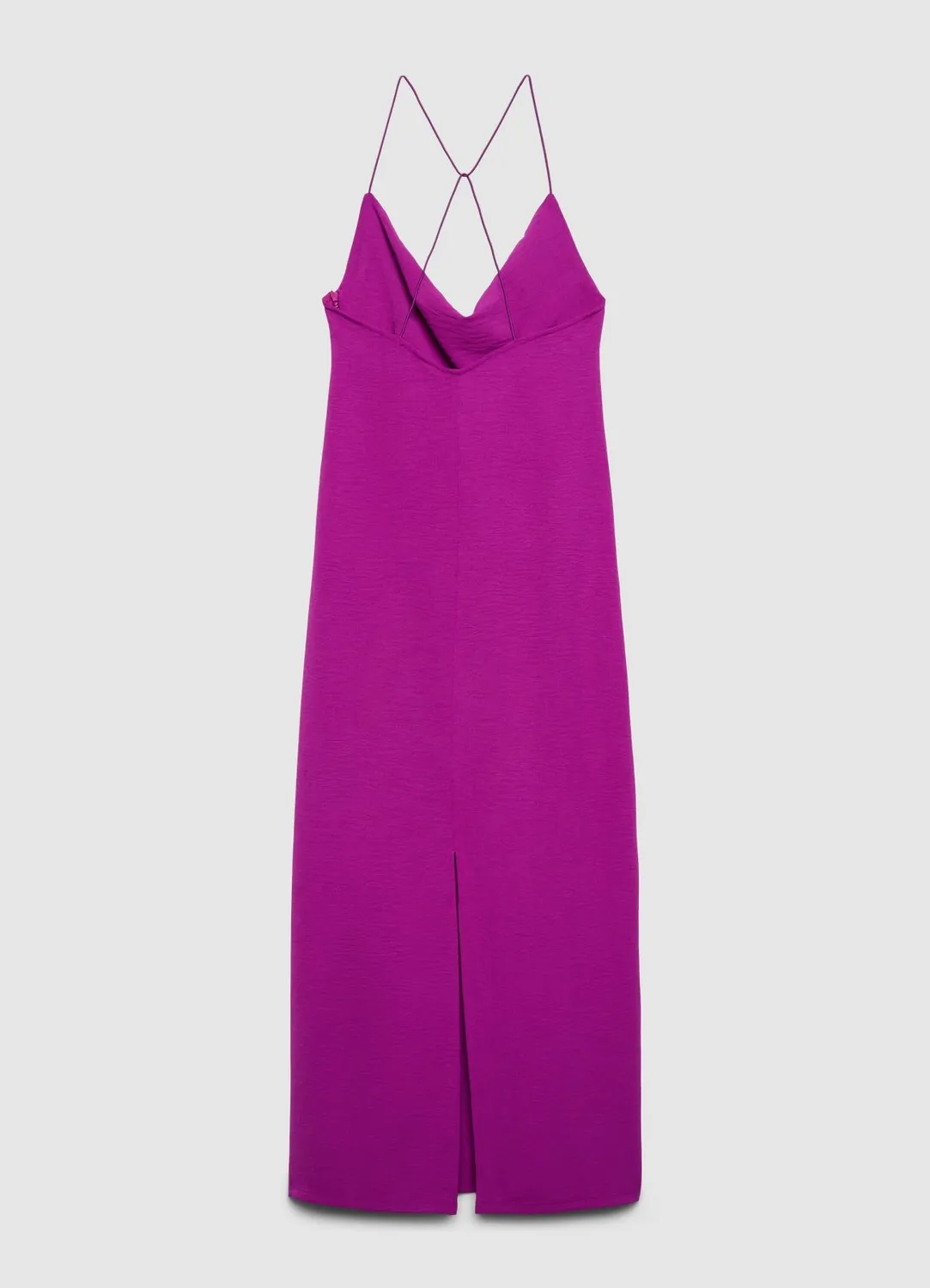 Calliope robe longue femme dos croisé fente