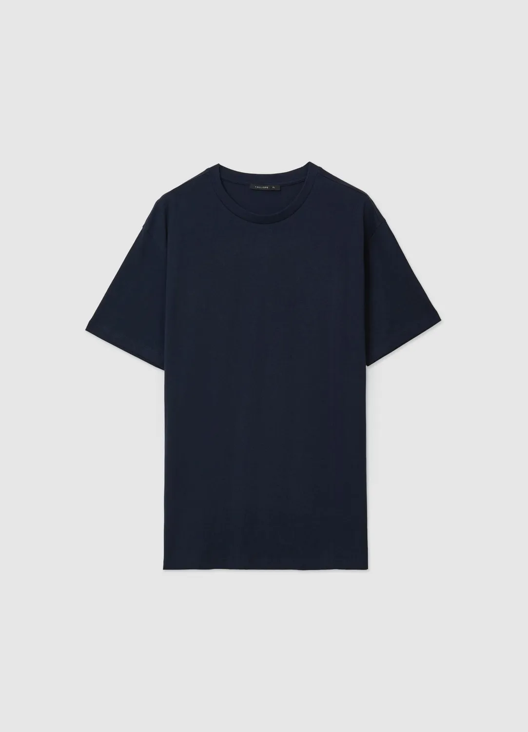 Calliope t-shirt uni homme col rond coton