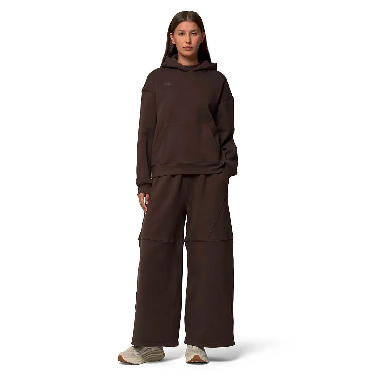Robe di Kappa Inova hoodie femme marron polaire