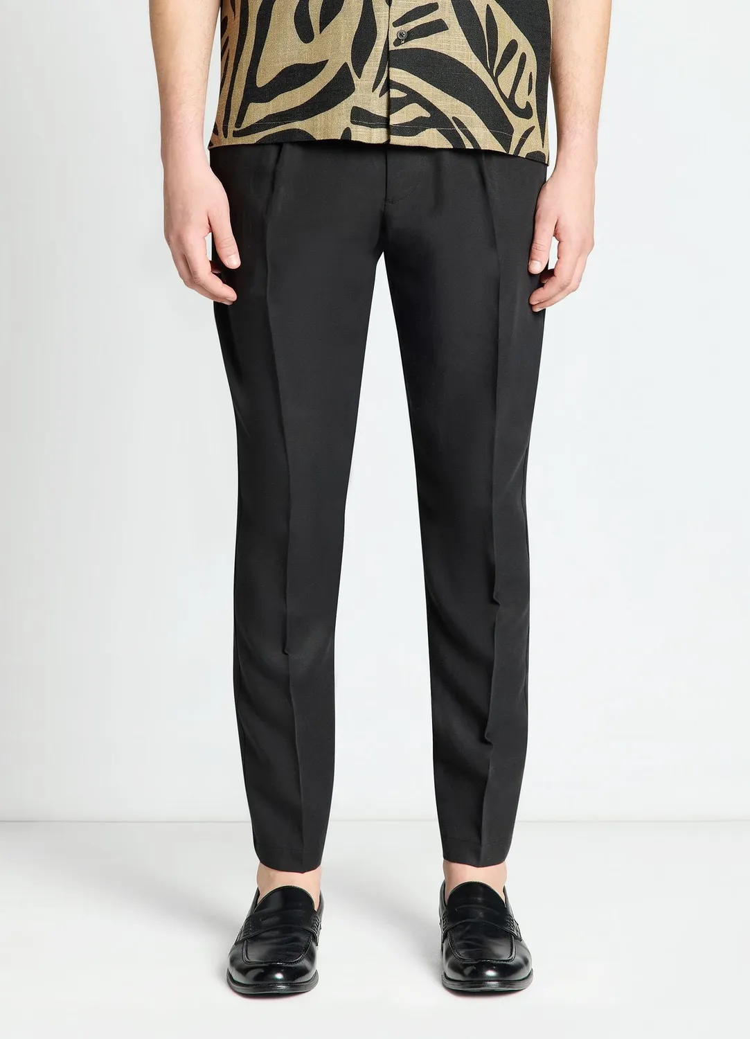 Calliope pantalon homme droit taille elastiquee uni