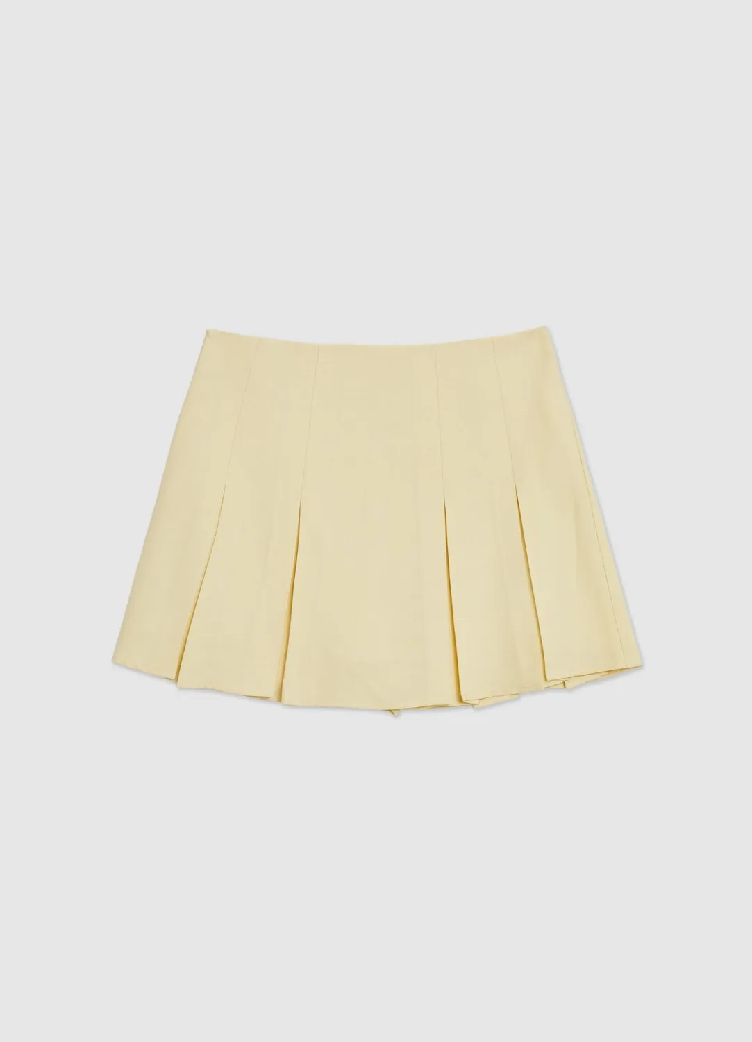 Calliope jupe-short plissée femme fermeture latérale