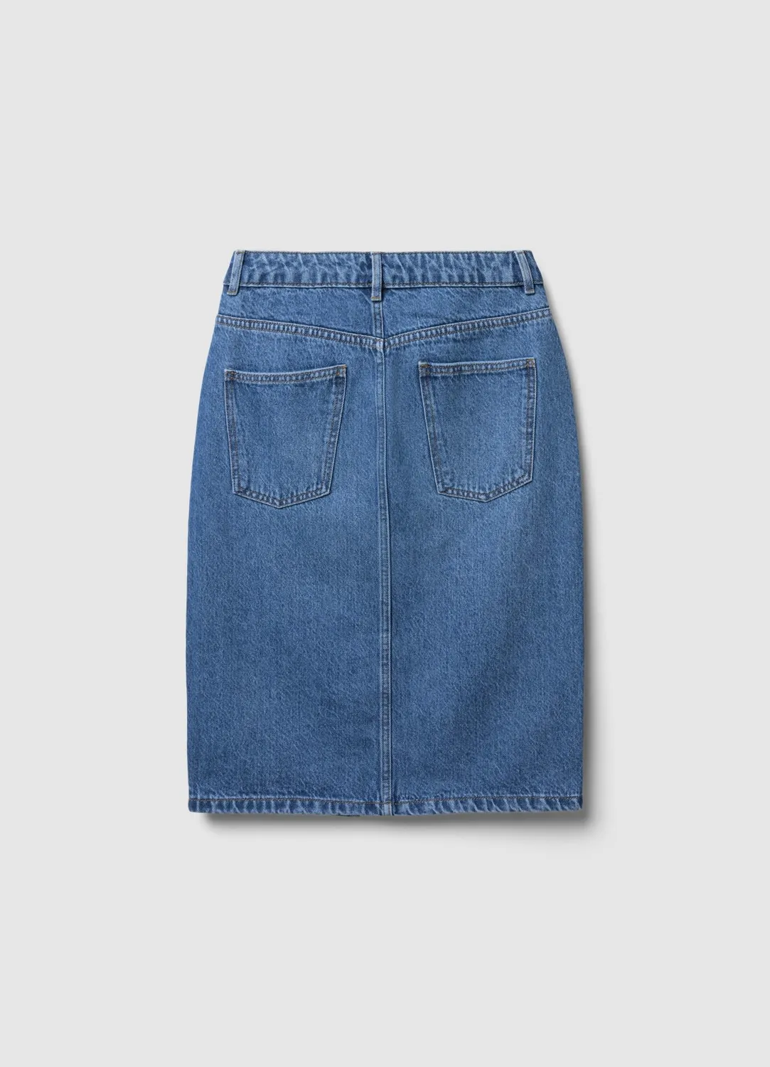 Calliope jupe longuette denim fente femme