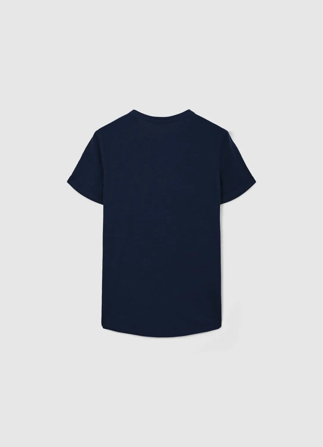 Calliope t-shirt henley garçon coton uni