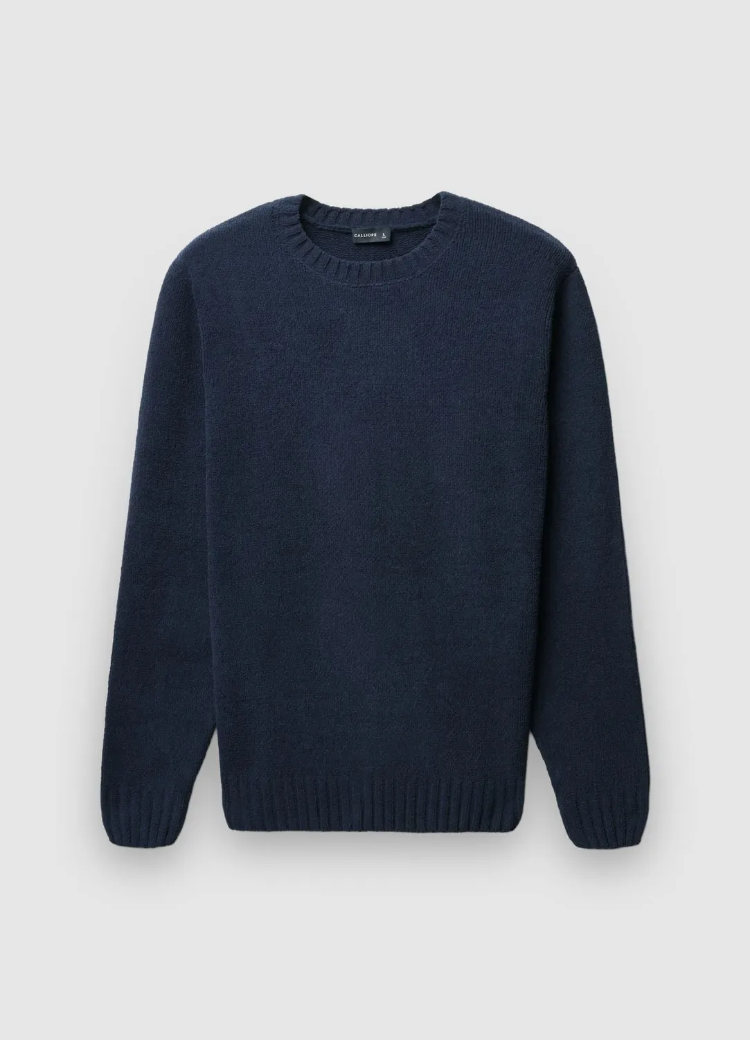Calliope Maglia Chenille pull homme col rond