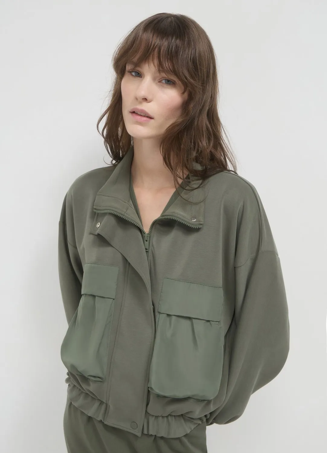 Calliope sweat zippé à poches femme