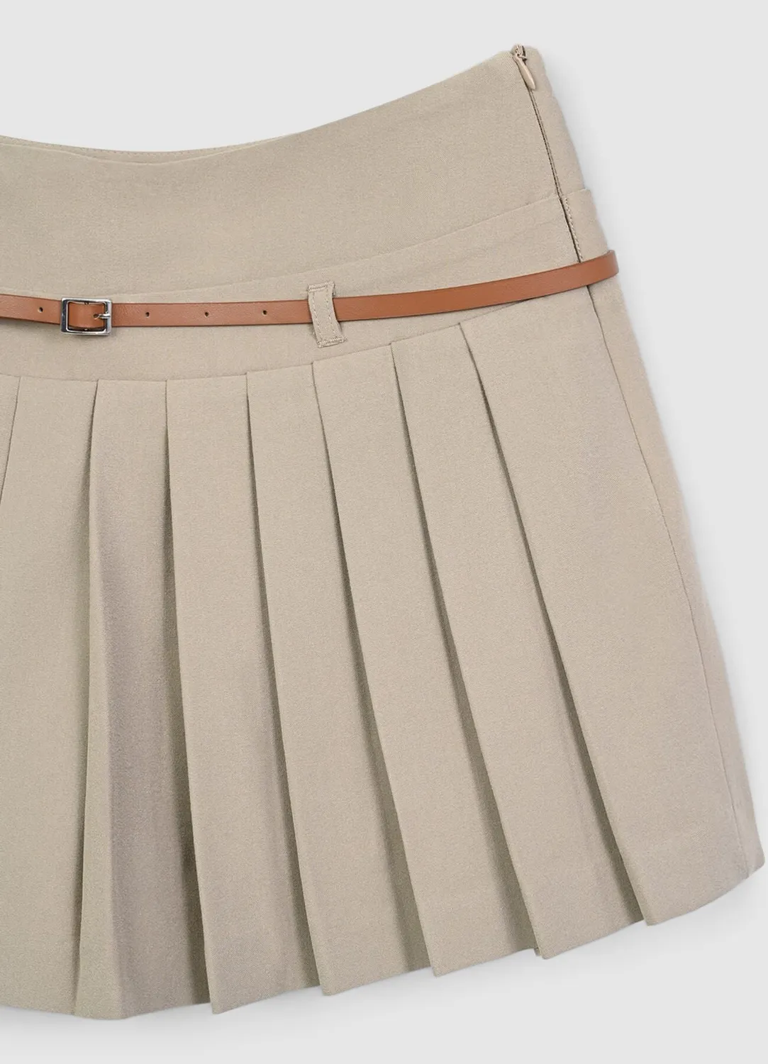 Calliope Gonna pantalone plissé jupe-culotte plissée ceinture