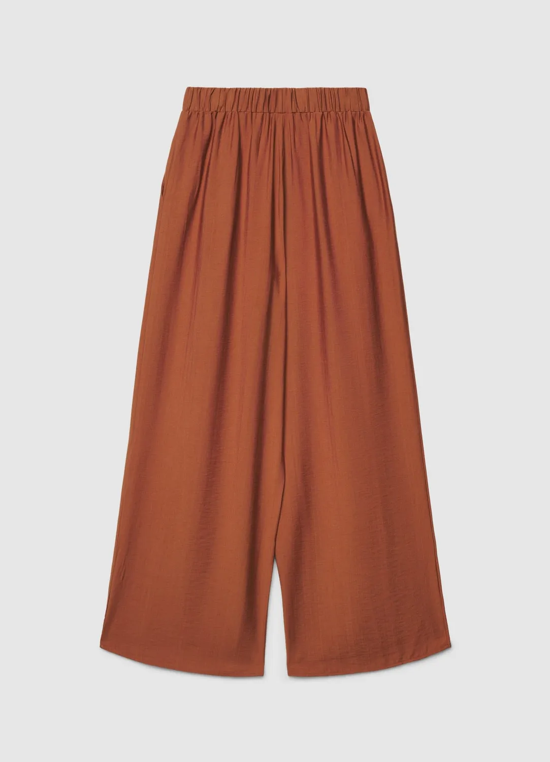 Calliope Pantalon palazzo femme uni élastique