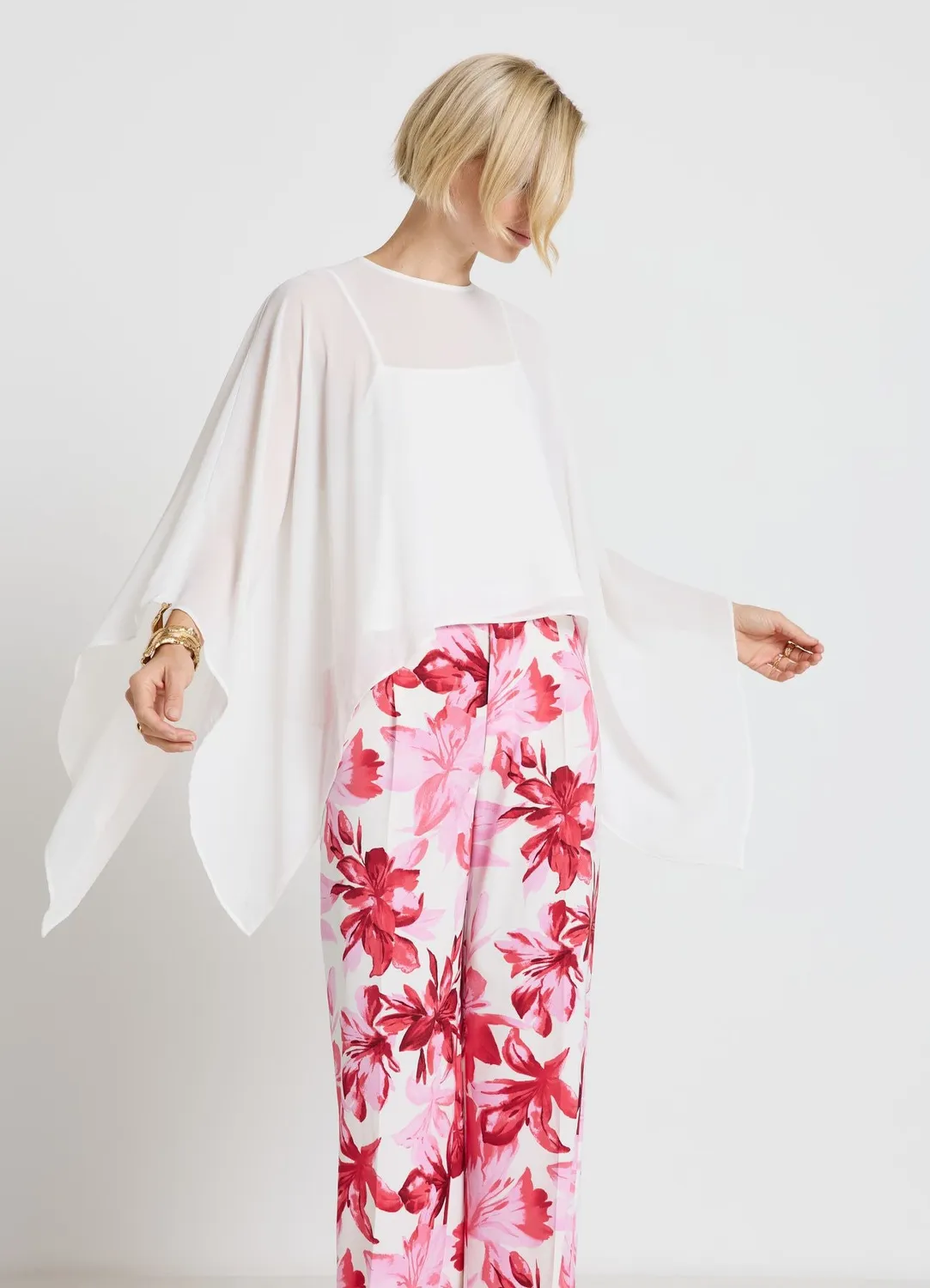 Calliope chemise kimono ample unie femme col rond