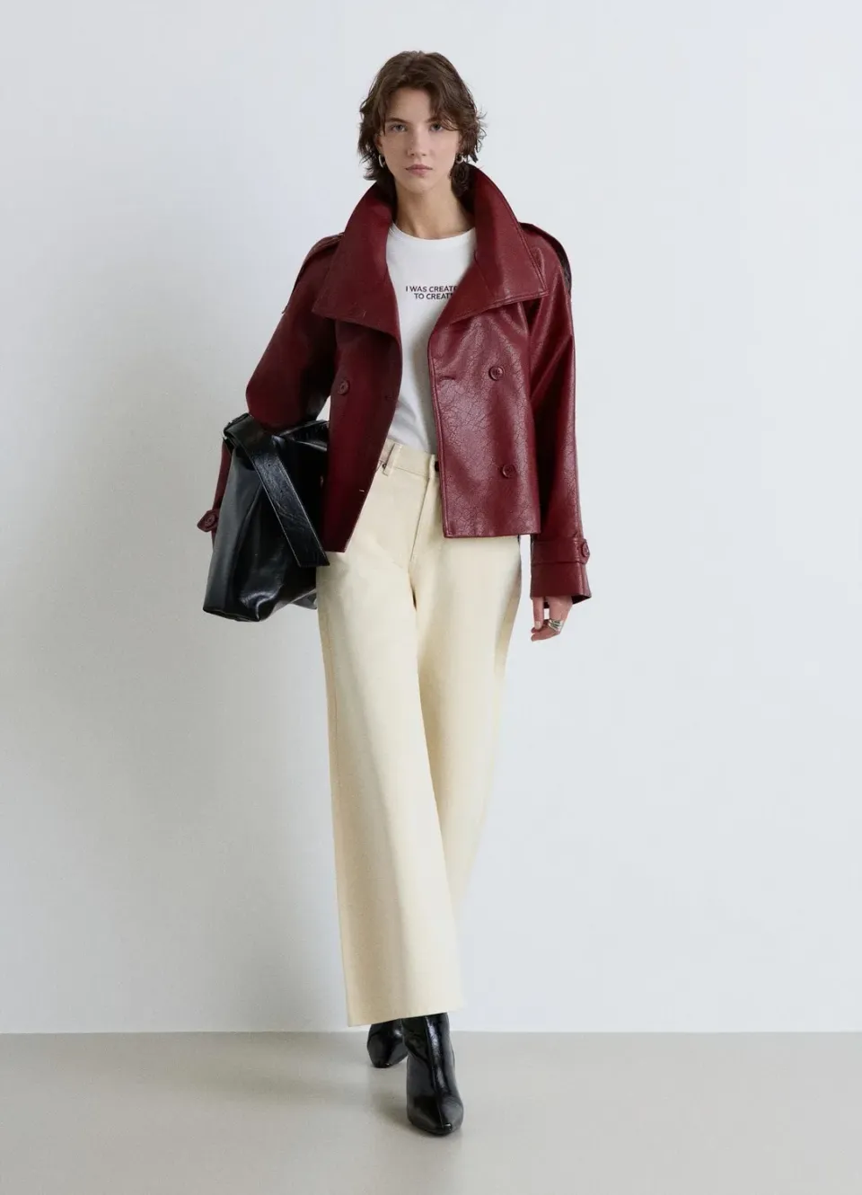 Calliope pantalon wide leg femme taille normale