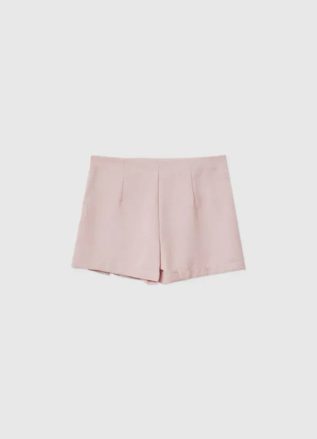 Calliope jupe-short fille unie à fentes