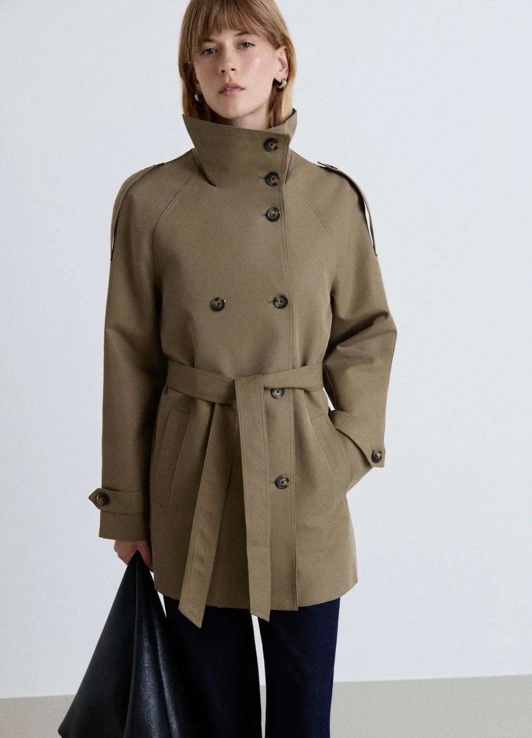 Calliope trench double boutonnage femme ceinturé