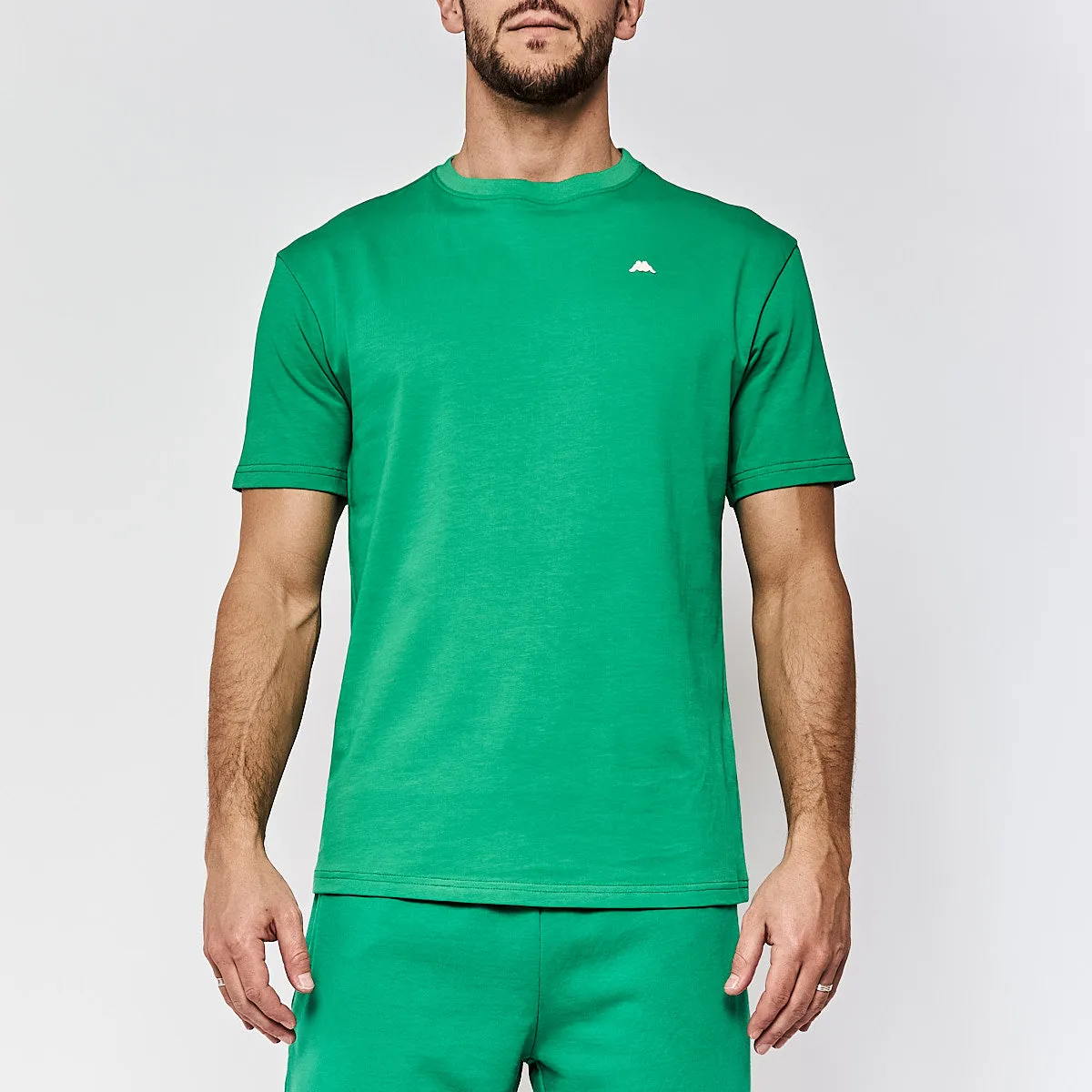 Robe di Kappa Darphis t-shirt vert coton unisexe